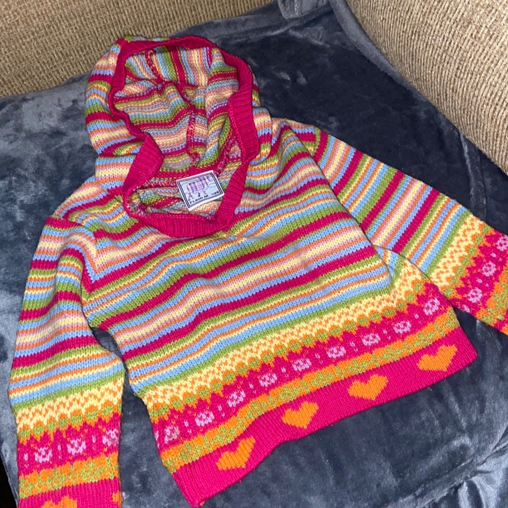 Baby Hooded knit sweater